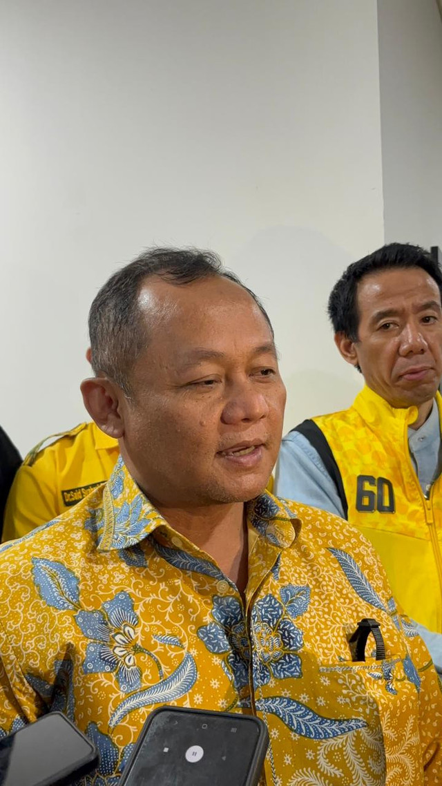 Sekjen Golkar Sarmuji ditemui di DPP Golkar, Jakarta Barat, Kamis (8/1/2026). Foto: Abid Raihan/kumparan