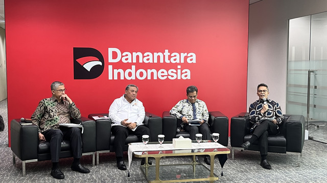 Coffee Morning Danantara Indonesia membahas kesiapan Indonesia di World Economic Forum 2026, Jumat (9/1/2026). Foto: Fariza/kumparan