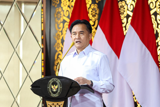 Menko Kumham Imipas, Yusril Ihza Mahendra. Foto: Dok. Humas Kemenko Kumham Imipas