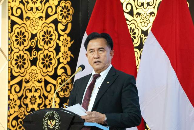 Menko Kumham Imipas, Yusril Ihza Mahendra. Foto: Dok. Humas Kemenko Kumham Imipas