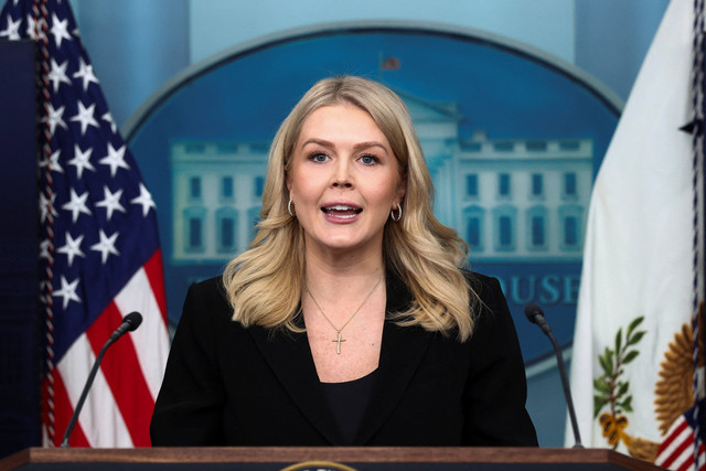 Sekretaris Pers Gedung Putih Karoline Leavitt. Foto: Kevin Lamarque/REUTERS