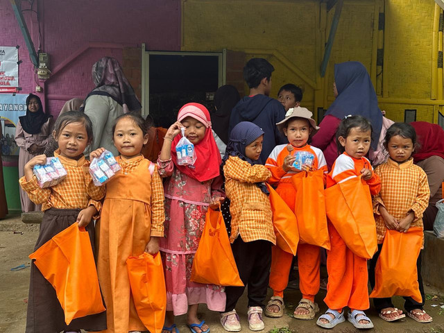 Murid PAUD Kunang-kunang Foto: Dian Fatwa