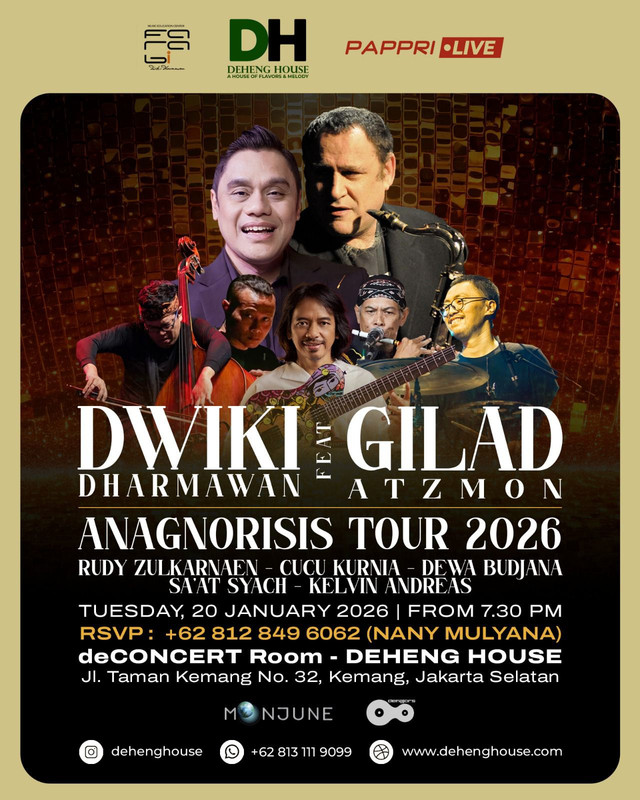Dwiki Dharmawan gelar tur Anagnorisis. Foto: Dok. Istimewa