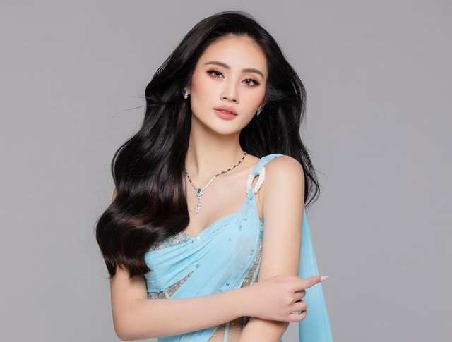 Miss World Vietnam 2023, Huynh Tran Y Nhi yang kerja paruh waktu di butik Dior. Foto: Instagram @huynhtranynhi