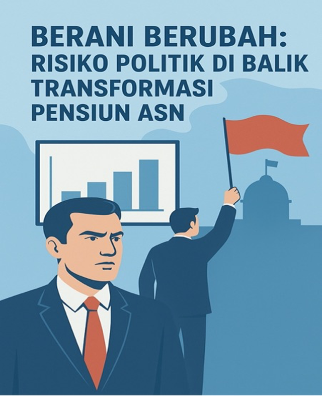 Berani Berubah: Untuk Transformasi Pensiun ASN. Ilustrasi: AI Generated/Dok. Pribadi.
