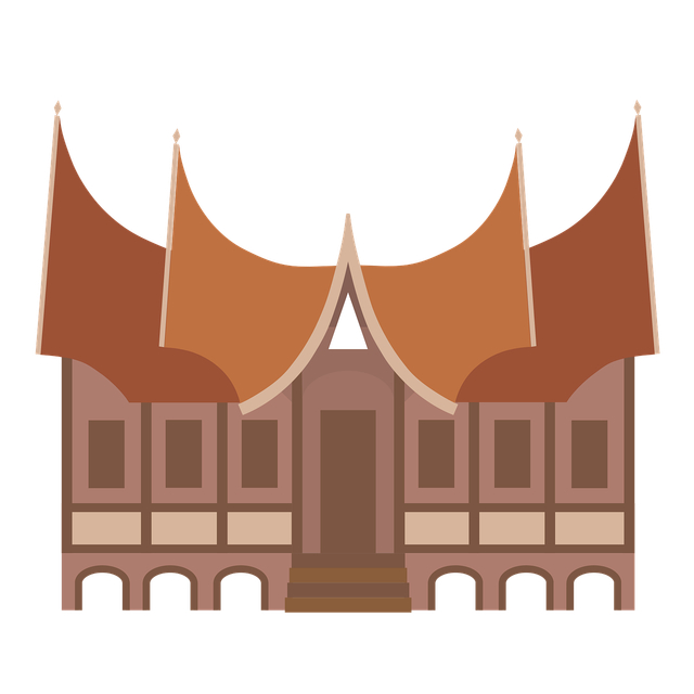 Ilustrasi Rumah Gadang. Foto: Pixabay.