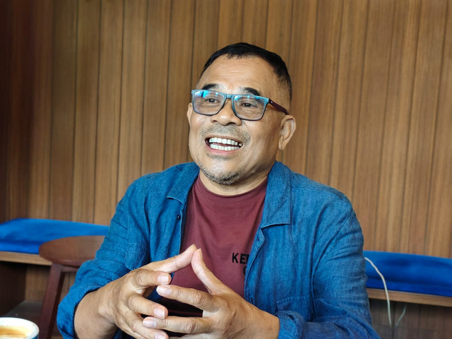 Garin Nugroho saat ditemui kumparan di GIK UGM, Senin (12/1/2026). Foto: Arfiansyah Panji Purnandaru/kumparan