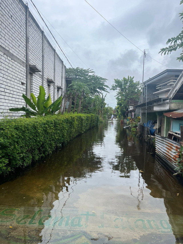 Sejumlah wilayah di Kabupaten Lamongan terendam banjir, Senin (12/1/2026). Dok. BPBD Jatim