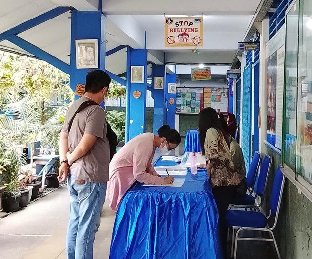 Proses Penerimaan Peserta Didik Baru (PPDB). Foto: Koleksi pribadi