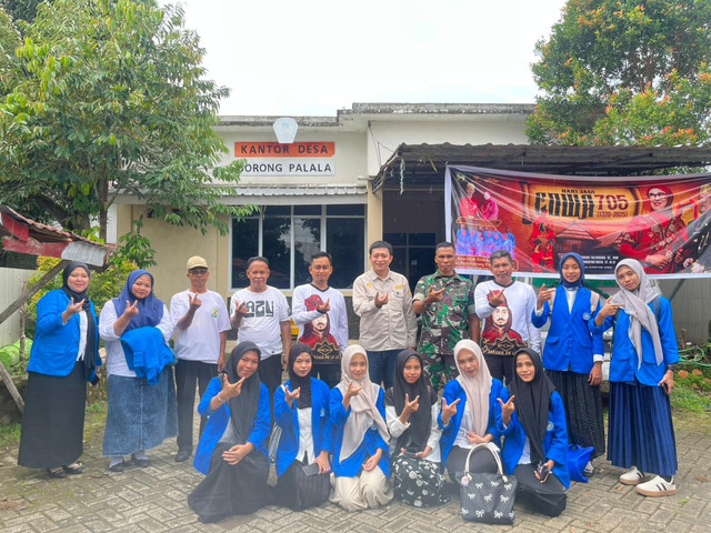 Mahasiswa Pendidikan Sosiologi Universitas Muhammadiyah (Unismuh) Makassar menggelar Kuliah Lapangan di Desa Borong Pa’la’la, Kecamatan Pattallassang, Kabupaten Gowa.