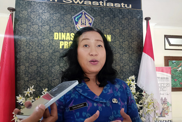 Kepala Bidang Pencegahan dan Pengendalian Penyakit (P2P) Dinkes Bali, I Gusti Ayu Raka Susanti di Gedung Dinkes Bali, Selasa (13/1/2026). Foto: Denita br Matondang/kumparan