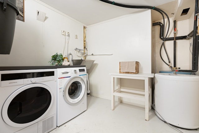 Ilustrasi mesin cuci front loading terbaik 2026. Foto: Unsplash.