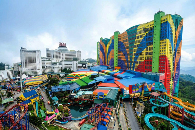 Vibes Las Vegas, lokasi tetangga sebelah. Sisi lain Genting Highland Malaysia yang tak pernah tidur. (dokpri/Fahruddin Fitriya)