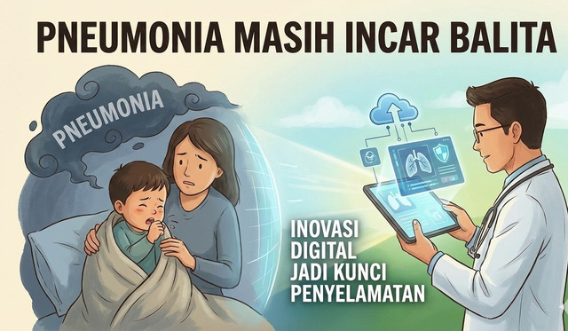 Pnemonia masih menjadi momok di Indonesia