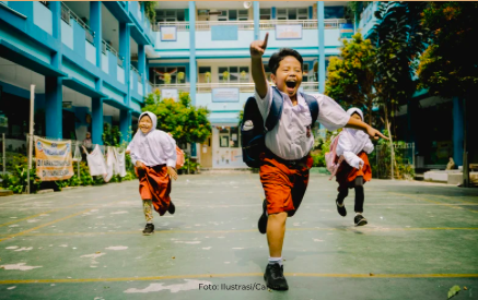 Ilustrasi sekolah rakyat/Canva