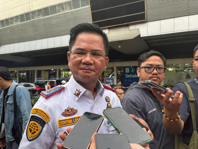 Kepala Dinas Perhubungan (Dishub) DKI Jakarta Syafrin Liputo di Jl. HR Rasuna Said, Jakarta Selatan, Rabu (14/1). Foto: Amira Nada Fauziyyah/kumparan
