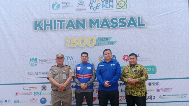 DT Peduli Sinergi bersama mitra Saya Peduli gelar khitan massal gratis untuk 1.500 anak yatim dan dhuafa (Sumber : DT Peduli)