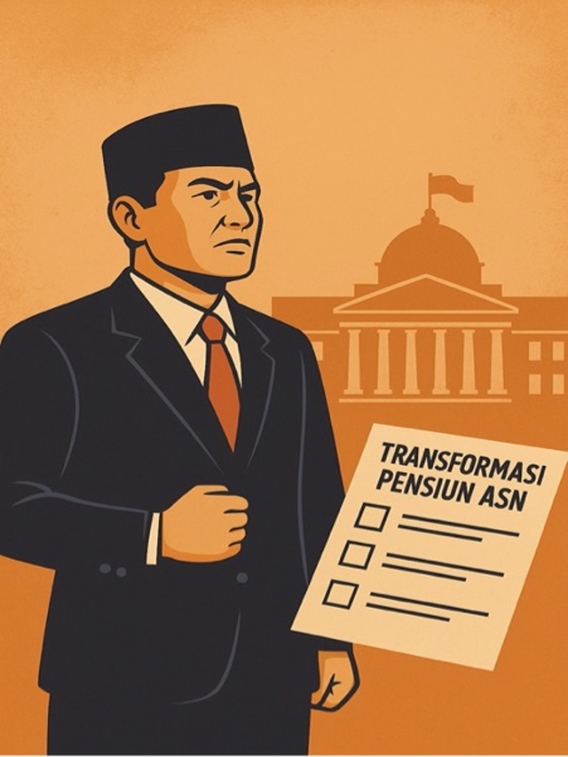 Transformasi Pensiun ASN Di Mata Seorang Pemimpin. Ilustrasi: AI Generated/Dok. Pribadi.