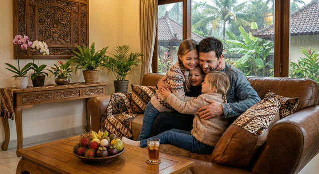 Ilustrasi sosok ayah yang hadir secara utuh bagi anak perempuannya (Sumber: Gemini AI)