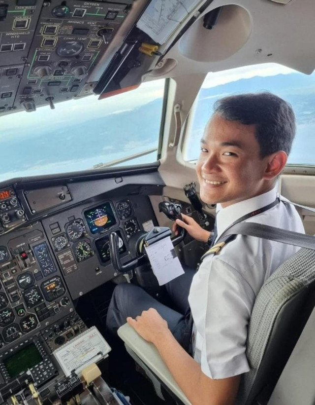 Co pilot Pesawat ATR 42-500 yang hilang kontak di Maros Sulsel pada Sabtu (17/1/2026). Foto: Dok. Istimewa