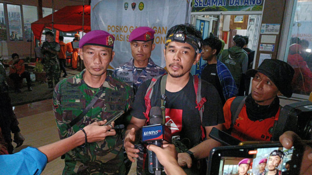 Saiful Malik, tim SAR yang menemukan korban kedua pesawat ATR. Foto: Dok. Istimewa