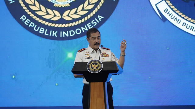 Menteri Imigrasi dan Pemasyarakatan Agus Andrianto menghadiri kegiatan bakti sosial dalam rangka Hari Bakti Imigrasi ke-76 di Politeknik Pengayoman Indonesia (Poltekpin) Tangerang, Selasa (20/1/2026). Foto: Kementerian Imipas