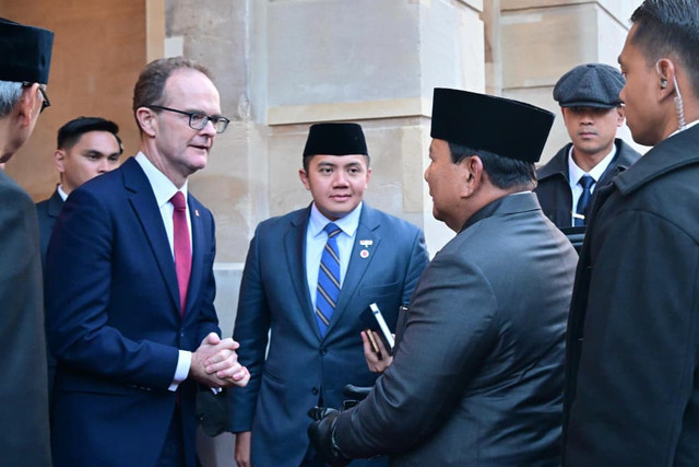 Presiden Prabowo Subianto menghadiri acara UK-Indonesia Education Roundtable di Lancaster House, London, Inggris, Selasa (20/1) Foto: Biro Pers Sekretariat Presiden