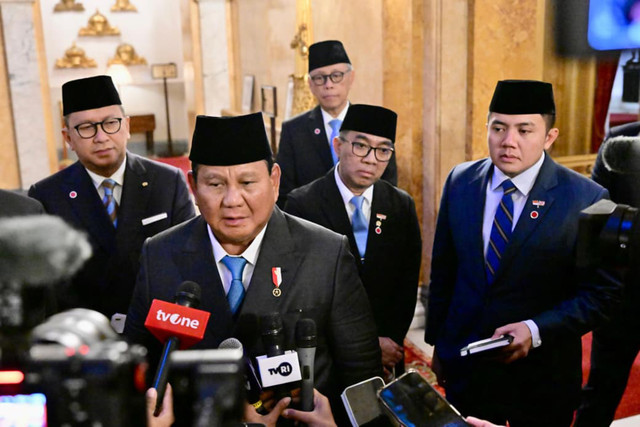 Presiden Prabowo Subianto di Lancaster House, London, pada Selasa (20/1/2026). Foto: Dok. Rusman - Biro Pers Sekretariat Presiden