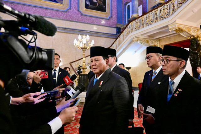 Presiden Prabowo Subianto di Lancaster House, London, pada Selasa (20/1/2026). Foto: Dok. Rusman - Biro Pers Sekretariat Presiden