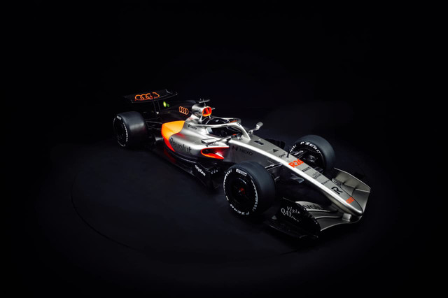 Mobil balap Formula 1 milik tim Audi Revolut. Foto: Dok. Audi F1