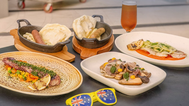 Ragam menu di Australia Day SKAI Bar & Grill. Foto: dok. Padma Resort Legian