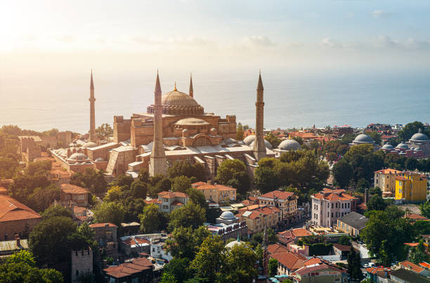 Potret masjid Ayashofia foto by Pixabay