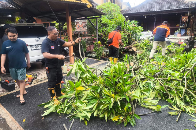 Dampak angin puting beliung di Bali, Rabu (21/1/2026). Foto:  BPBD Bali