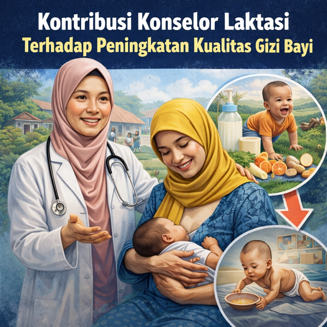 Ilustrasi Kontribusi Konselor Laktasi Terhadap Peningkatan Kualitas Gizi Bayi (Sumber Gambar: ChatGPT)