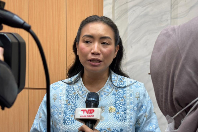 Wakil Ketua Komisi VII DPR RI, Rahayu Saraswati atau Sara di DPR pada Kamis (22/1/2026). Foto: Abid Raihan/kumparan