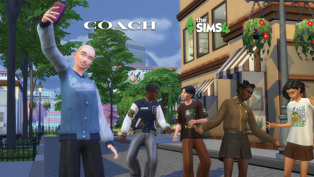 Koleksi brand fashion Coach yang dirilis untuk game The Sims 4. Foto: Coach