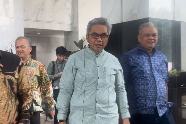 Ketua KPK Setyo Budiyanto menyambangi Kantor Kementerian Keuangan, Jakarta Pusat, Jumat (23/1). Foto: Nasywa Athifah/kumparan