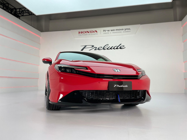 Tampilan mobil Honda Prelude e:HEV yang resmi meluncur di Indonesia. Foto: Sena Pratama/kumparan