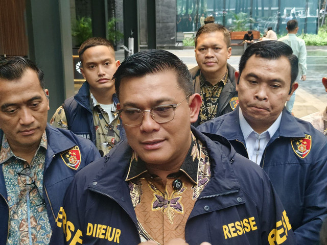Direktur Tindak Pidana Ekonomi Khusus Bareskrim Polri Brigjen Ade Safri Simanjuntak di Kantor Dana Syariah Indonesia, Jumat (23/1/2026). Foto: Rayyan Farhansyah/kumparan