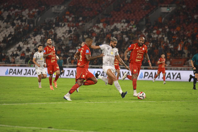 Persija Jakarta vs Madura United dalam laga pekan ke-18 Super League 2025/26 di Stadion Utama GBK, Jumat (31/1/2026). Foto: Dok. Madura United