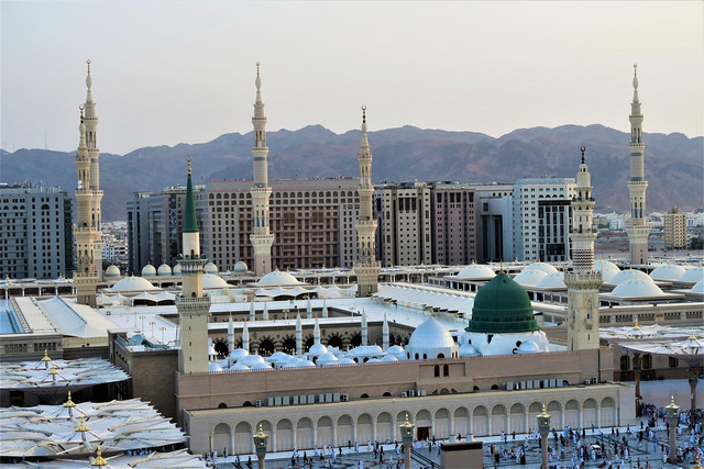 Potret Masjid Madinah foto by Pixabay
