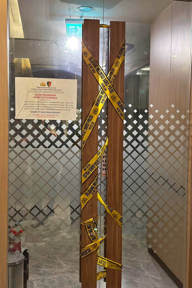 Usai penggeledahan oleh subdit II perbankan Dittipideksus Bareskrim Polri di kantor Dana Syariah Indonesia. Foto: Dok. Istimewa