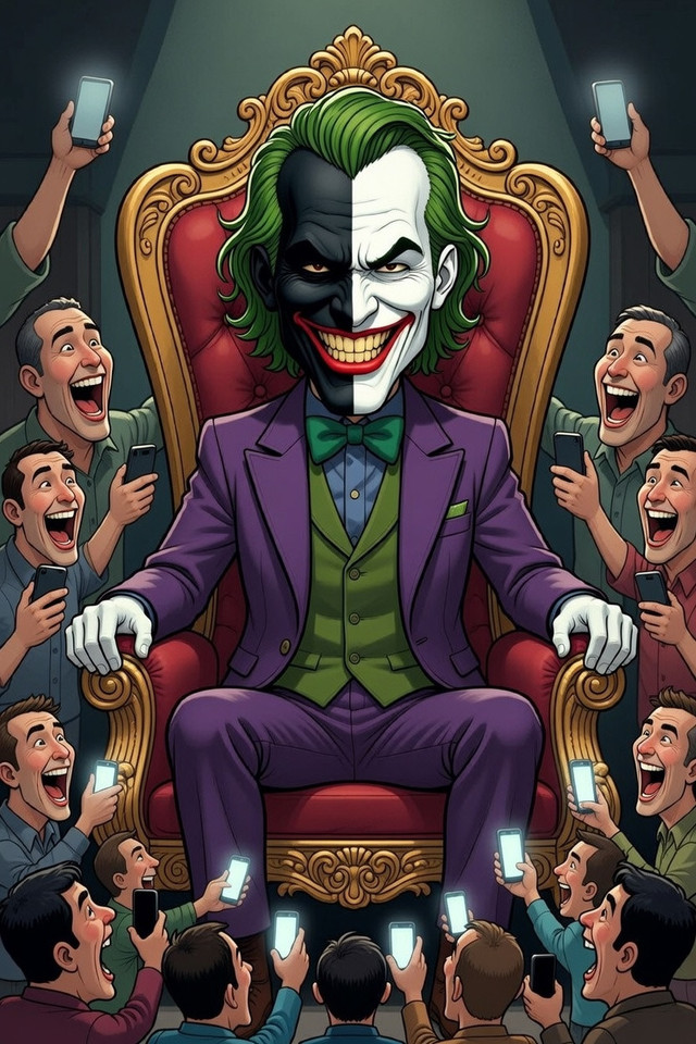 Ilustrasi populisme melahirkan pemimpin yang tampak hitam putih, dielu-elukan tapi tanpa didukung kekuatan teknokratik yang kuat (dibuat dengan Grok AI)