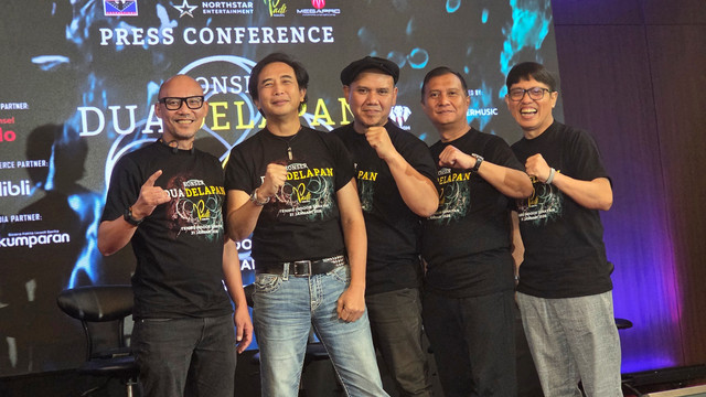 Konferensi pers konser Dua Delapan Padi Reborn. Foto: Andrian Gilang/kumparan