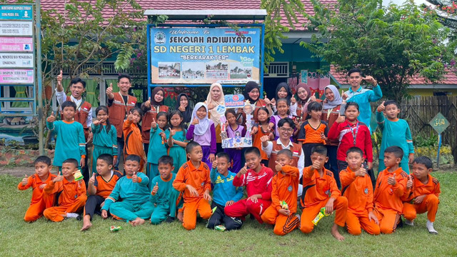 Dok/Mahasiswa KKN Reguler 84 UIN Raden Fatah Palembang kelompok 45 Desa Lembak