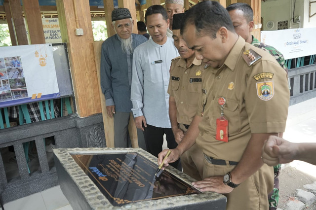 Peresmian Program Desa Sejatera Binaan DT Peduli Solo di Desa Purworejo, Gemolong, Kab. Sragen (Sumber : DT Peduli)