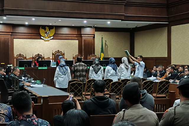 Sidang kasus dugaan pemerasan sertifikasi K3 Kemnaker di Pengadilan Tipikor Jakarta, Senin (26/1/2026). Foto: Jonathan Devin/kumparan
