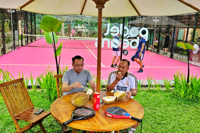 Beans Durian dan Beans Padel, menggabungkan culinary dan sport tourism dalam satu kawasan dengan luas 3.600 meter persegi. Foto: Dok. Istimewa