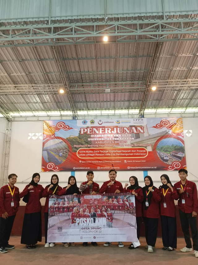 Penerjunan Mahasiswa KKN Universitas Peradaban 2026 di Desa Jipang Bantarkawung