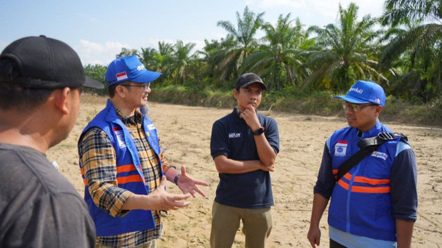Survei Partisipatif dan Penataan Zona Aman untuk Huntara-Huntap di Desa Bandar Mahligai (Sumber : DT Peduli)